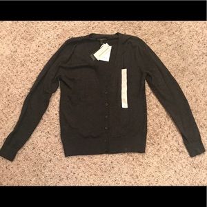 Small Petite Banana Republic button down sweater.